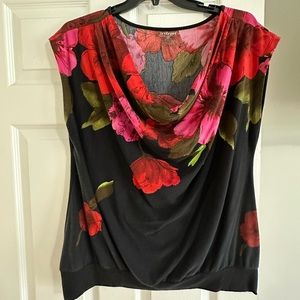 Lane Bryant draped neck tank top